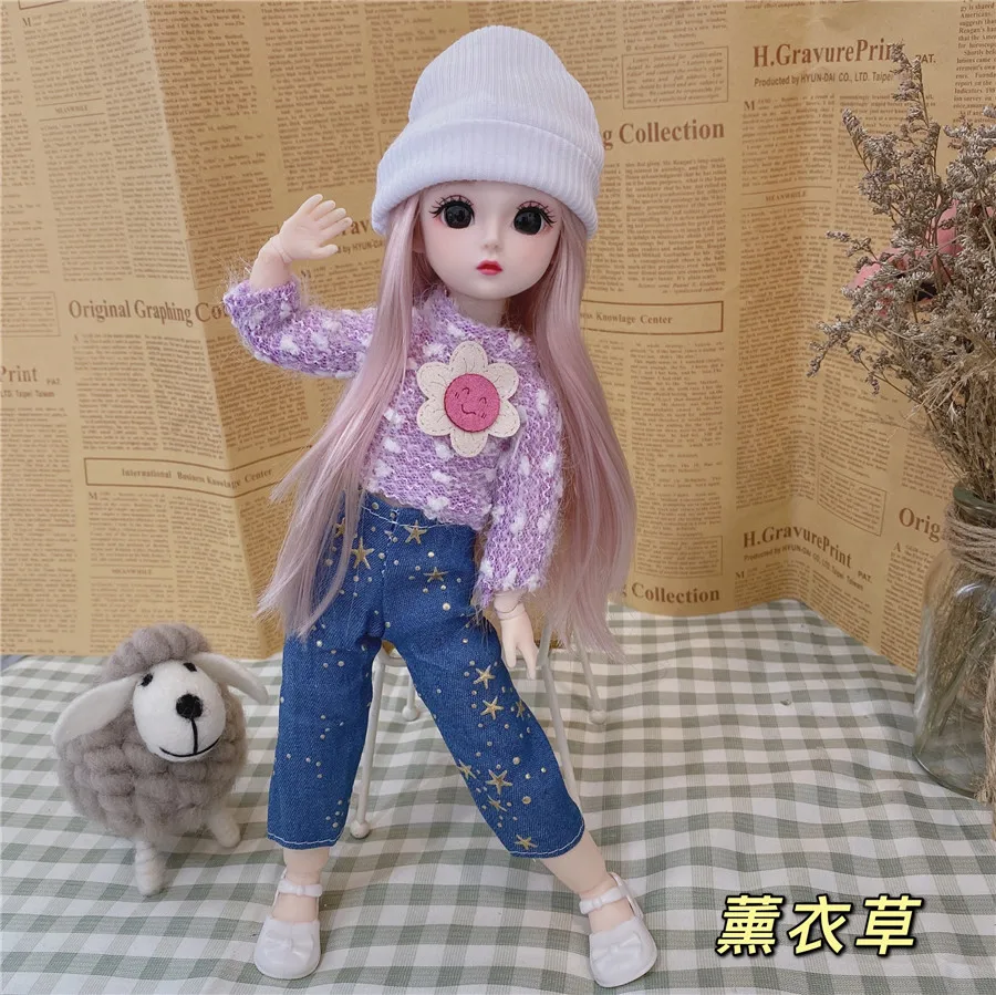 SISON BENNE Mode 1/3 Joint Mobile Fille Corps BJD Poupée Yeux