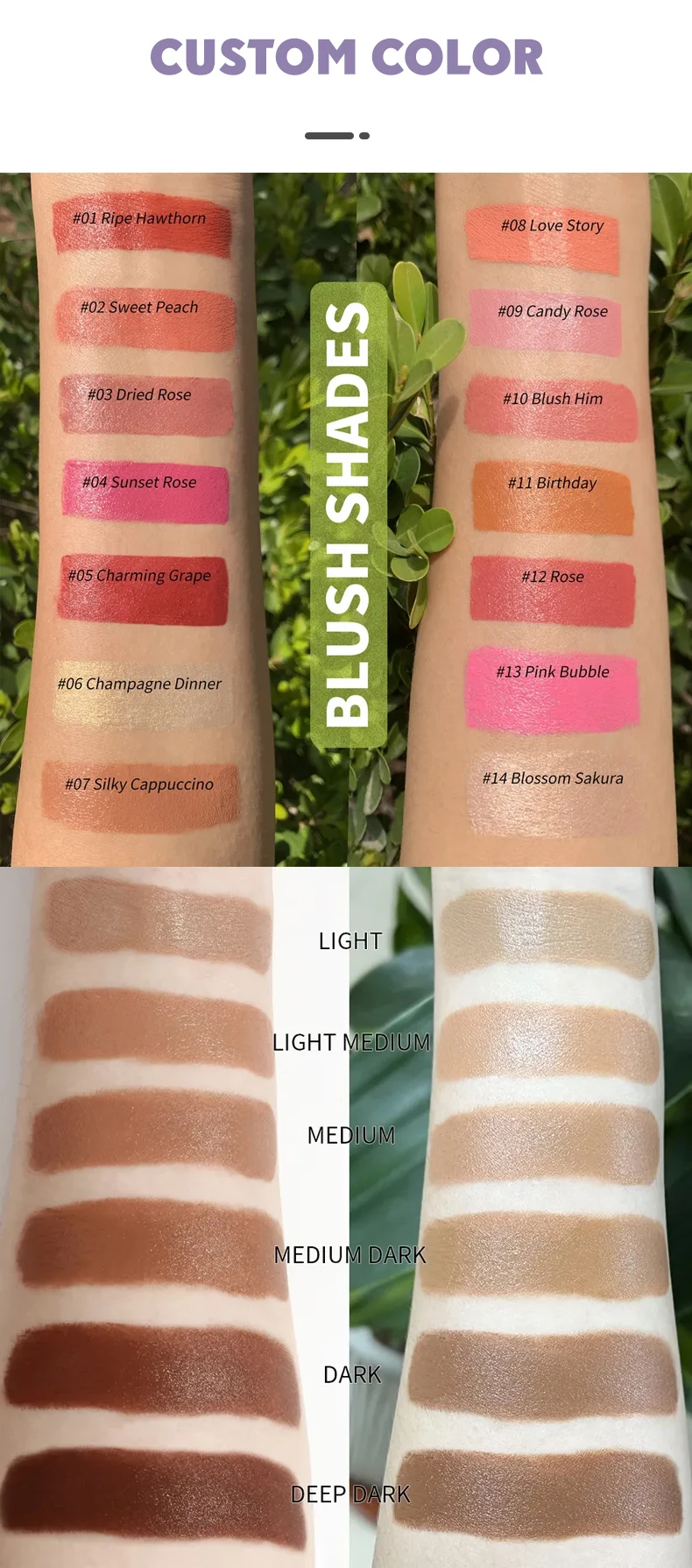 Hot Sale Spf Face Make Up Rare Beauty Contour Blush On And Lip Tint