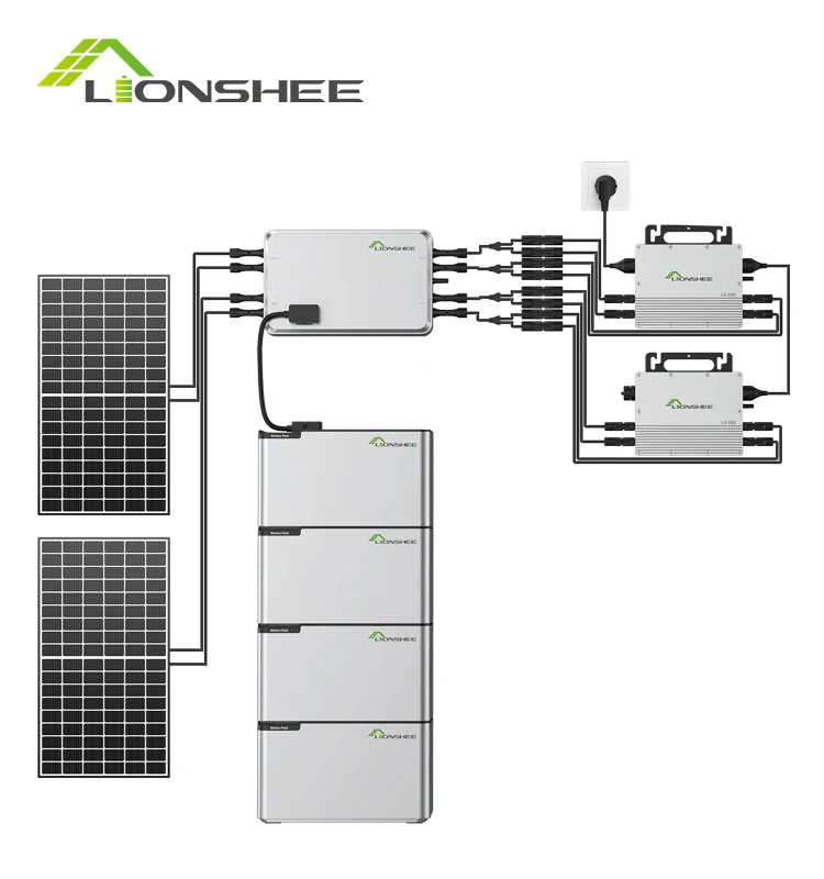 Lionshee 600w 800w Solar Microinverter 1600w Pvhub 2048wh Lithium ...