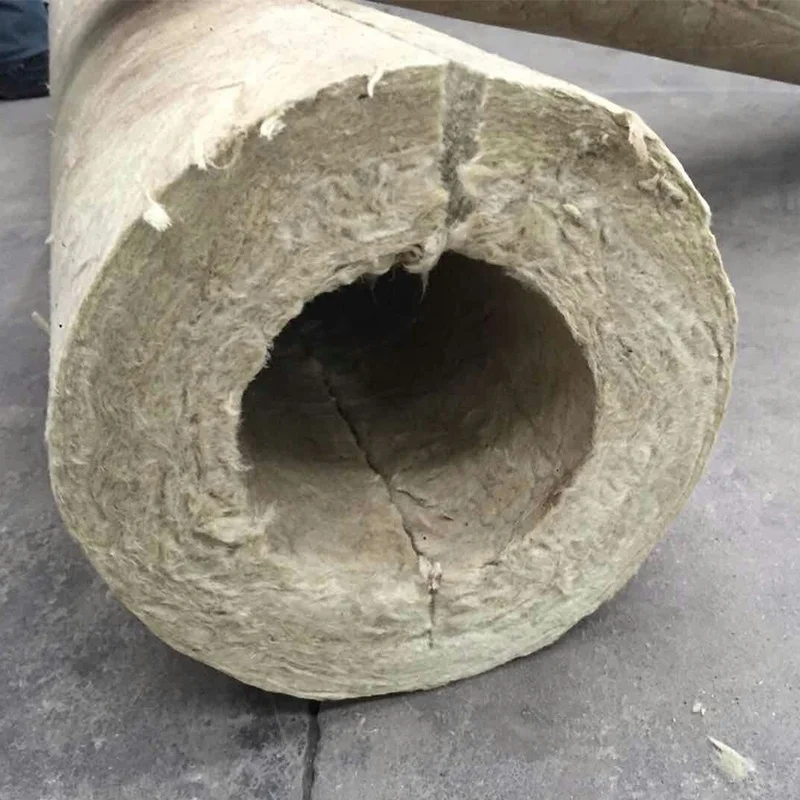 High Quality Heat Insulation Pipe Cover Sound-absorbing Rock Wool Material