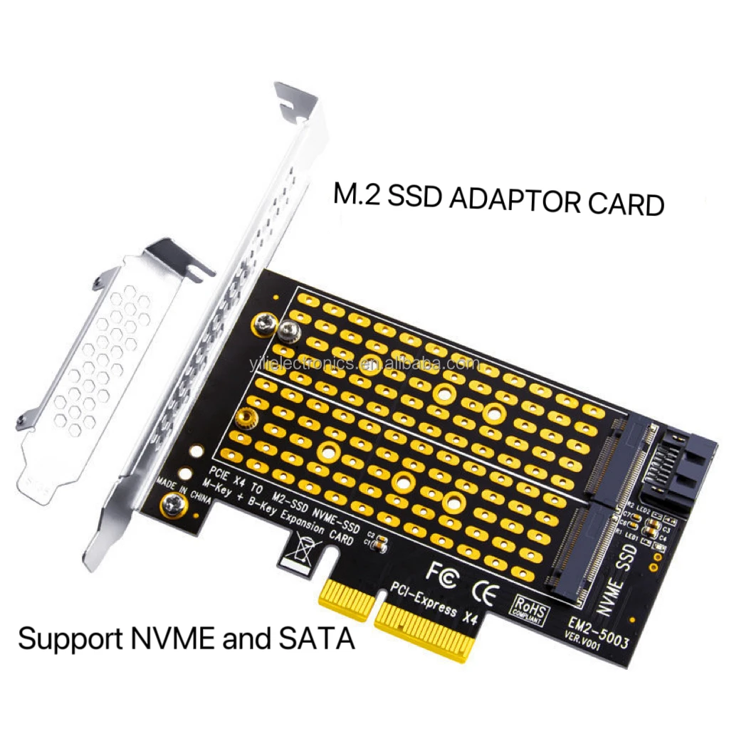 Pcie To M.2 Hardware Adaptor Card Ssd To Pcie X4 High Speed Read And
