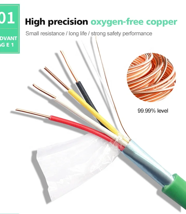 Кабель KNX, кабели системы управления с ПВХ оболочкой, цена на промышленный кабель KNX, шина ЕИБ 2x2x0,8, чистая медная витая пара проводов и кабелей