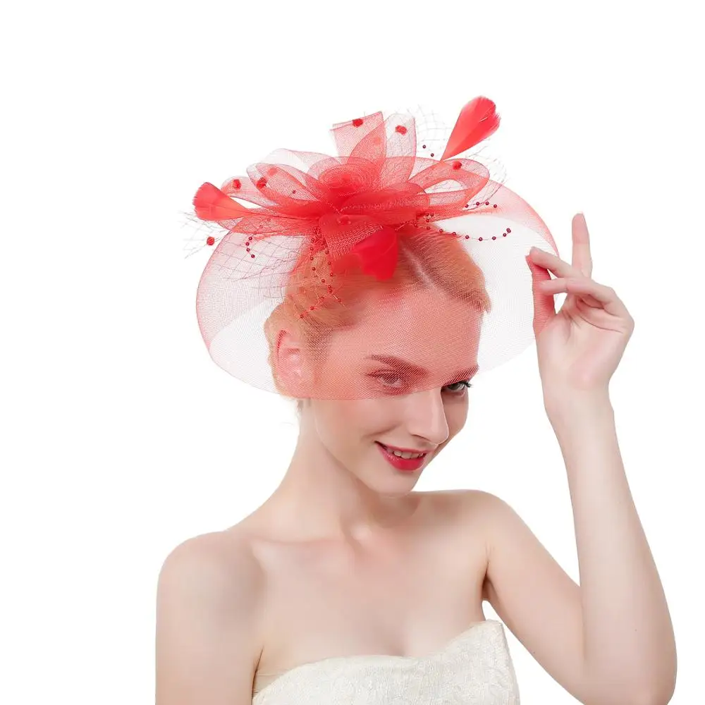 Party Day Fascinator Hats Sinamay Hat 