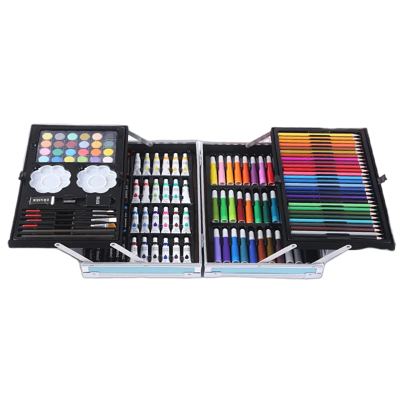 Watercolor Brush Pen Set Double Aluminum Box Pen Set Wholesale Water