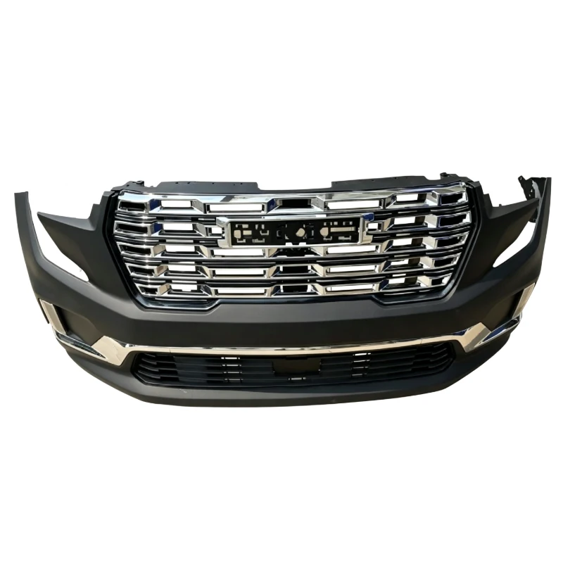 Chrome Front Bumper Assembly Conversion Body Kit for GMC Acadia 2024-2025 Elevation Urban Style Direct Fit Replacement