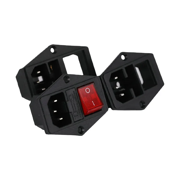 Multiple Plug Jack Sewing Machine Socket PCB Mount AC Power Socket