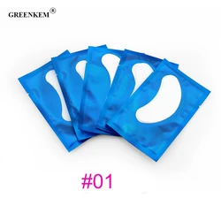 Патчи гелевые под глаза для наращивания ресниц, бумажные стикеры, инструменты для макияжа, подушечки для глаз