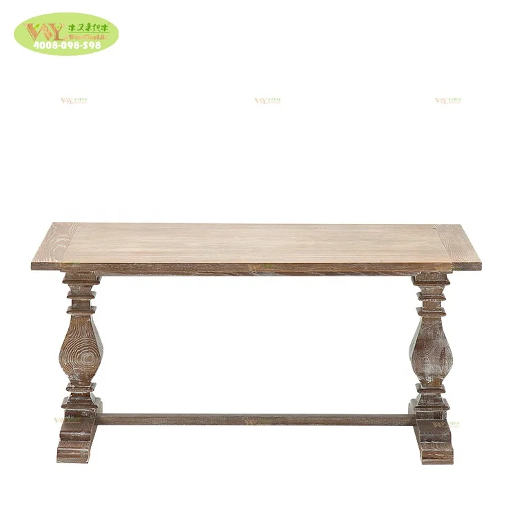 Table à Manger En Chêne Récupéré - Meuble Neuf Style Rustique, Fabrication UK