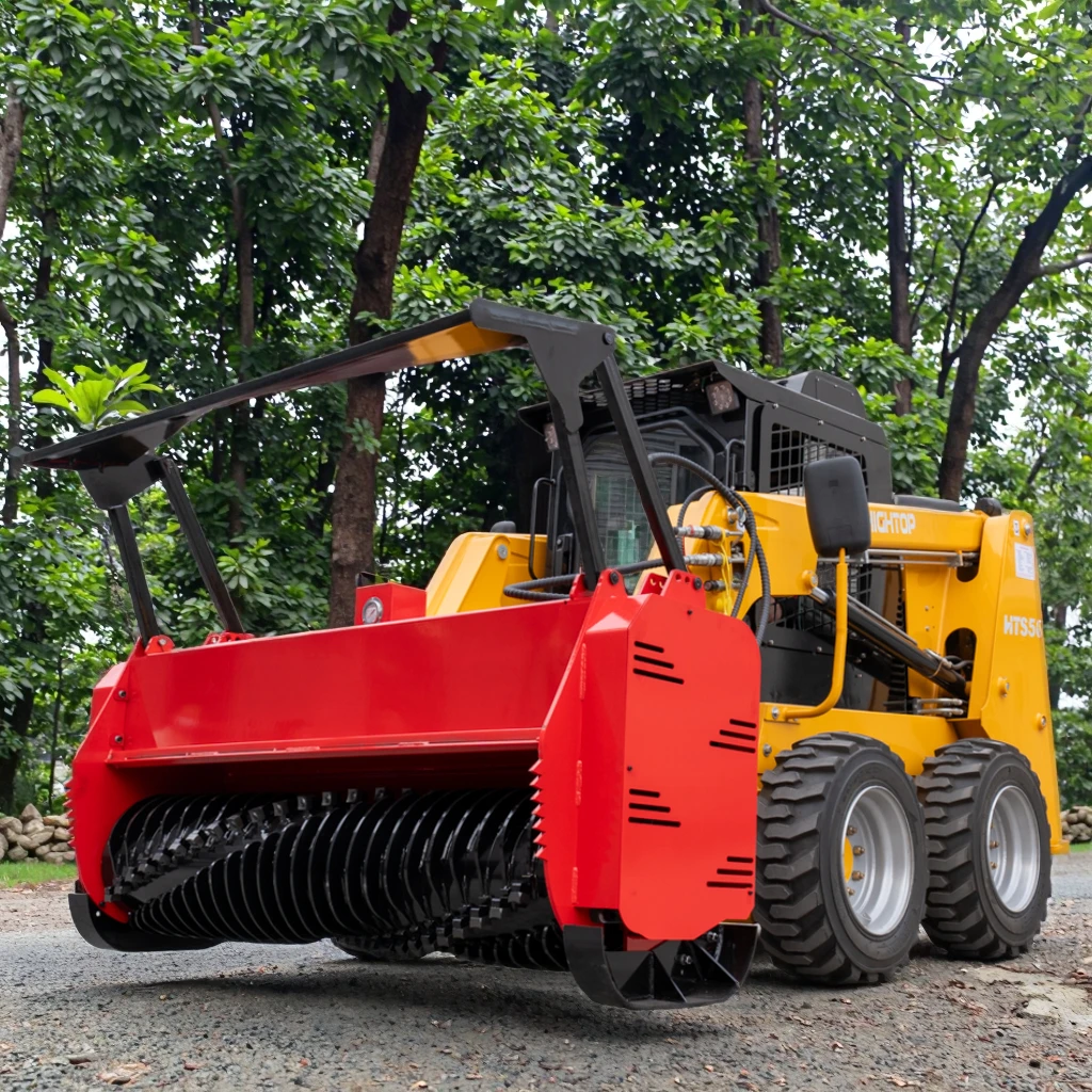 2025 Heavy Duty High Flow Skid Steer Forestry Mulcher for Tree and Bush Clearing