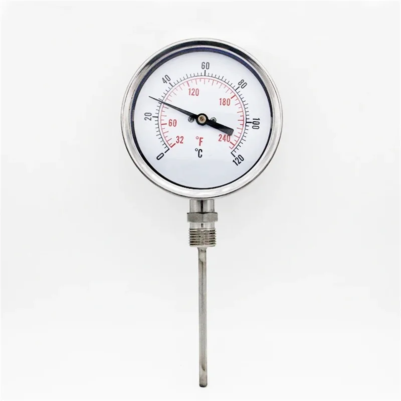 Wholesale Stainless Steel Industrial WSS Bimetal Thermometer Temperature Gauge Measuring Instrument
