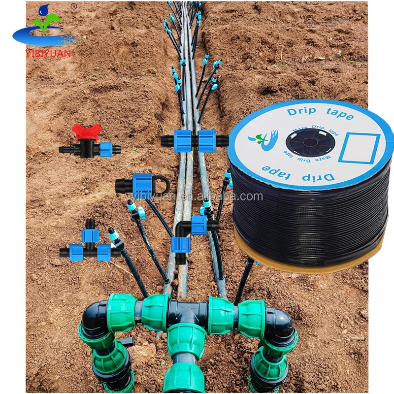 Automatic Drop Watering 16mm Drip Tape Irrigation System for Farms Agricultural