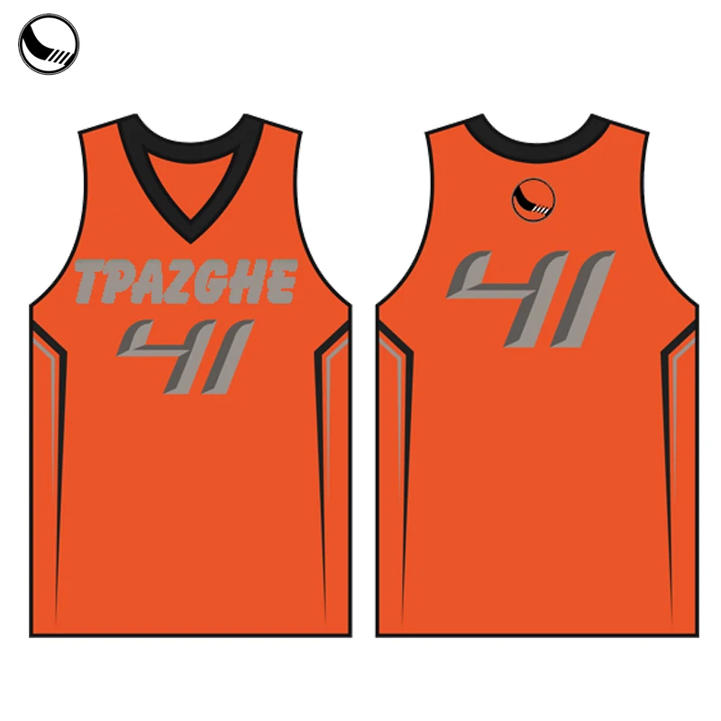 Custom Embroidered Simple Design Reversible Mesh Basketball Jersey