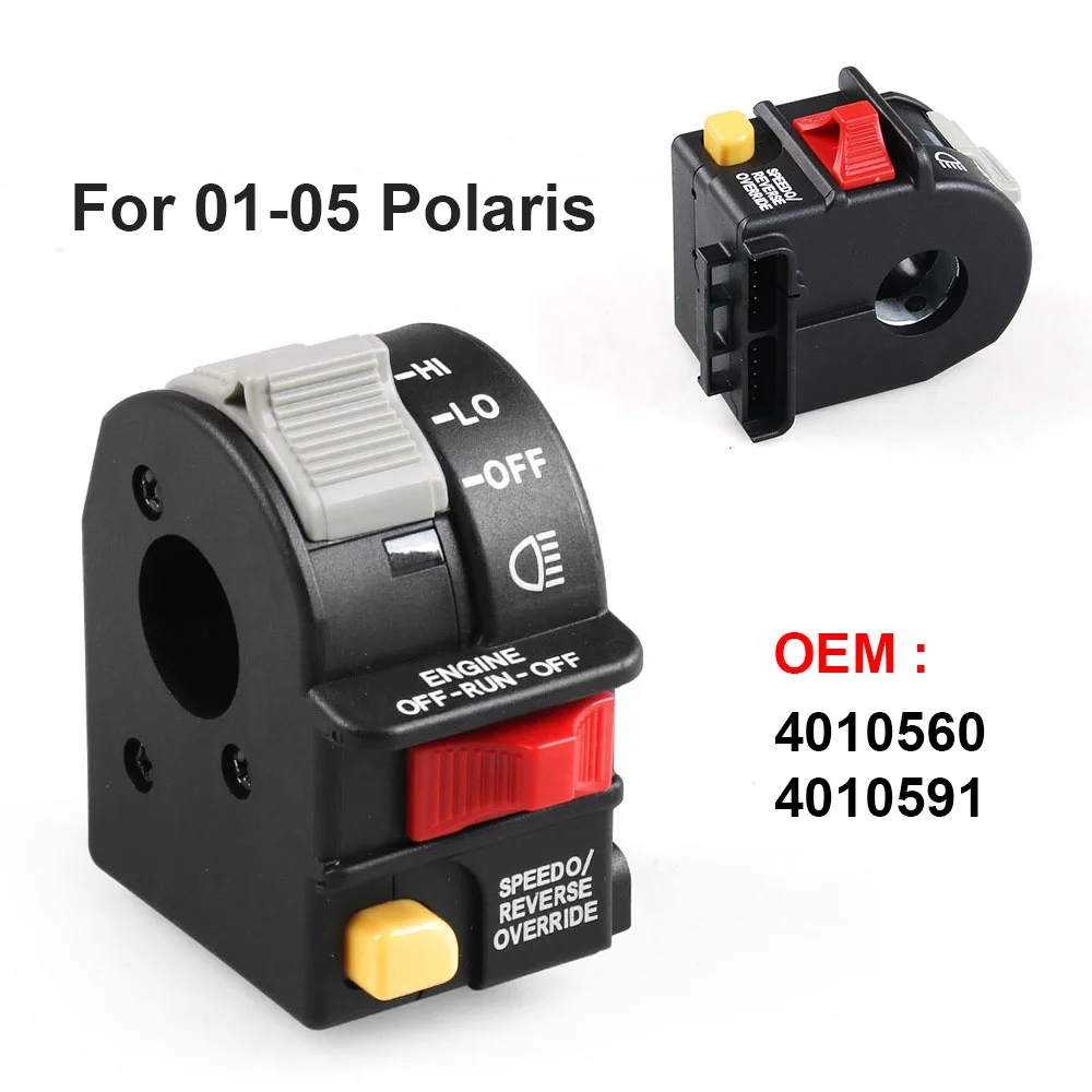 ATV Handlebar Far Near Light Kill Stop Switch For Polaris Sportsman Magnum 01-05 Motorcycle Switch