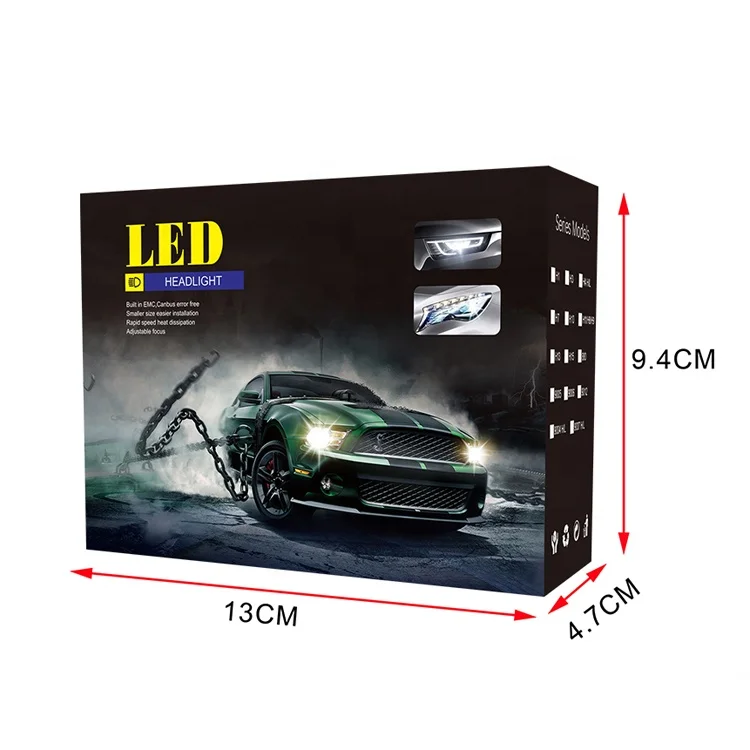 Raych Bright 360 Mini Size Led Headlight R4 H4 H7 H11 80W Led Car Bulbs Led Car Lamps CSP Chip for Cars Automotive Vehicles