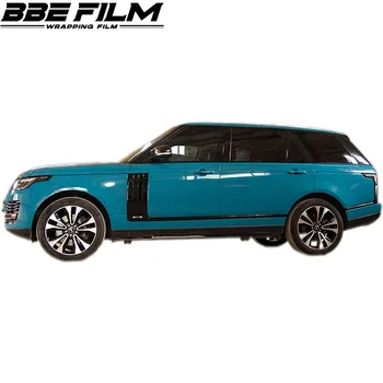 BBE New Fashion PET Tuscany Blue Car Color Change Changing Paint Protection Films Anti-Scratch Sticker Decal