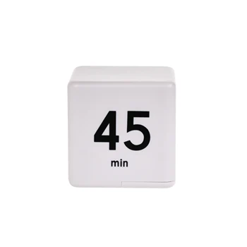 Newest Kitchen Cube Timer Smart Dice Timer Time Management Gravity Sensor Flip Timer For Exercise Work Yoga Study Cook