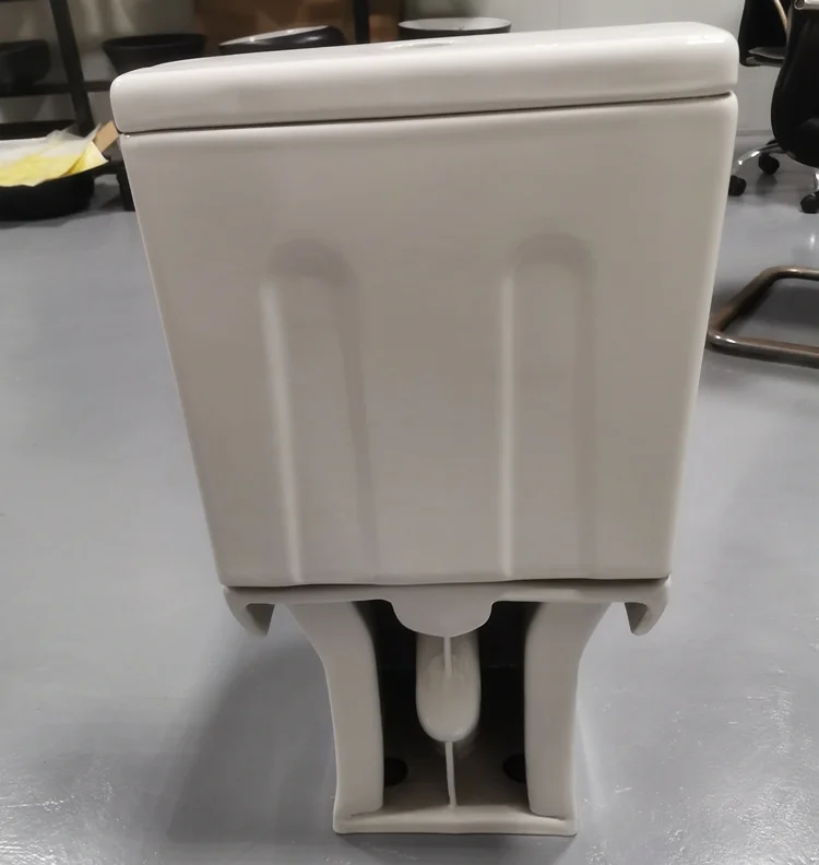 Timog America Dalawang-Bahagi na WC Inodoro sa Ceramika na Naililimos at Sanitary Ware Dual-Flush para sa mga Hotel, Bahay, at Villa na Instalasyon