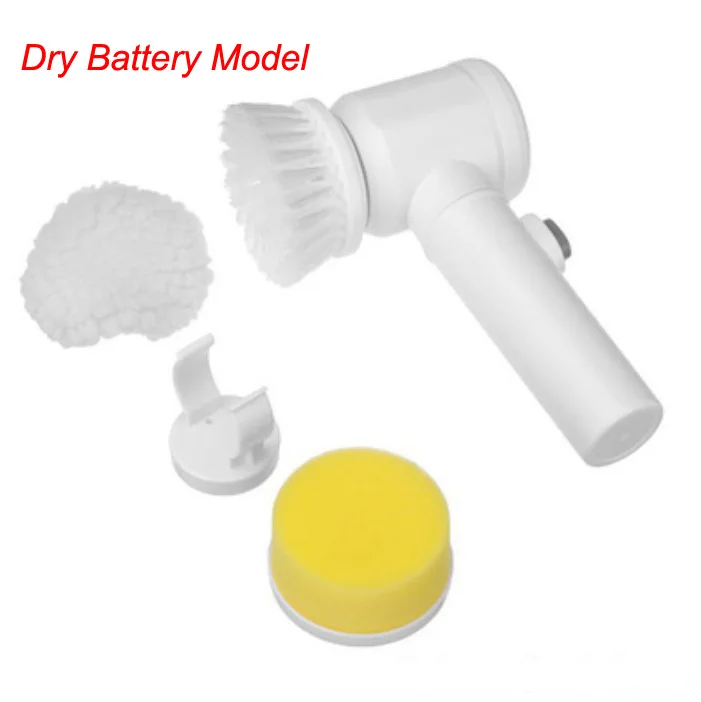 Набор щеток для чистки, миниатюрные портативные электрические вращающиеся щетки для кухни, ванной, раковины, пола, туалета