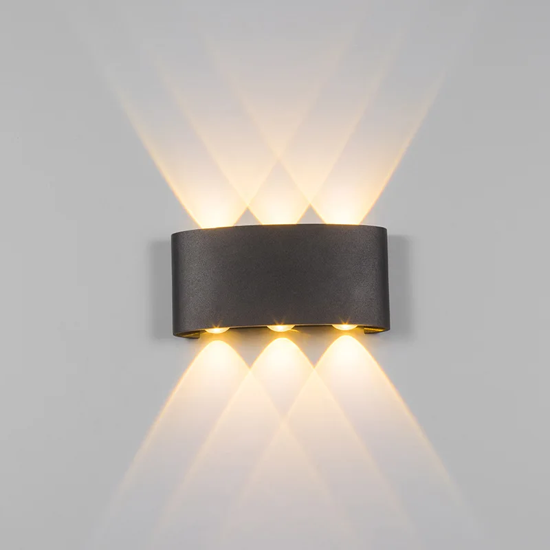 Современное украшение для отеля алюминиевый настенный светильник дома оптовая продажа дешевый светодиодный теплого белого света IP65 гостиной