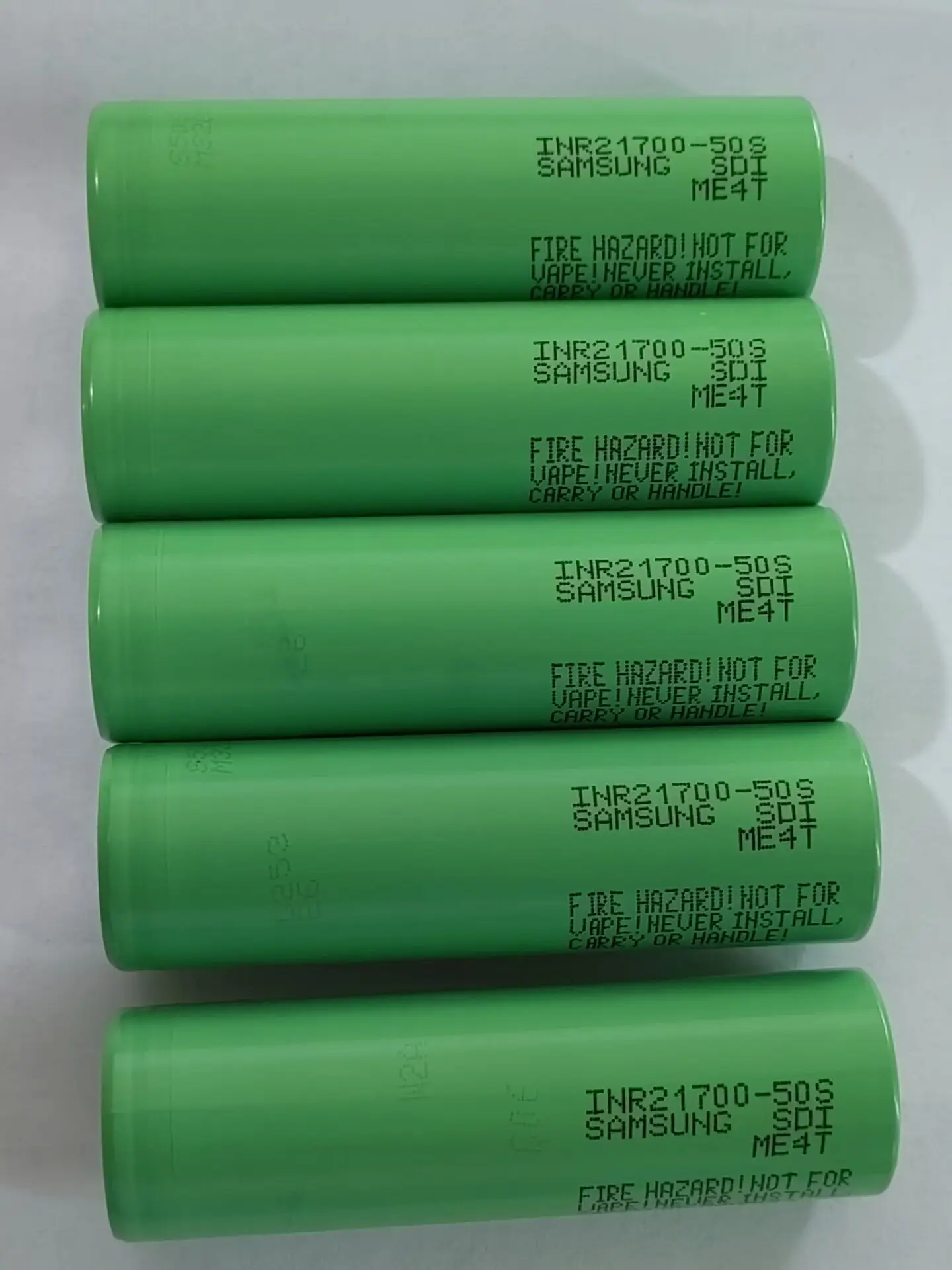 Lithium Ion Batteries Inr21700 50s 3.7v 5000mah 25a 45c High Discharge ...