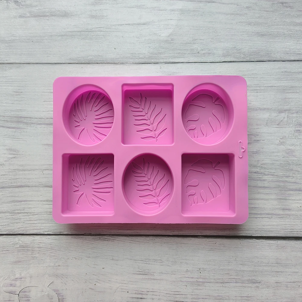 Yueton 6-Pack Mini Silicone Soap Molds - Round Handmade Craft Moulds