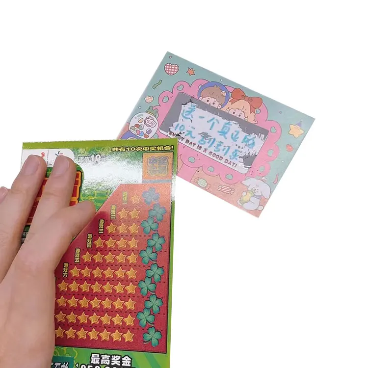 Free Design Personalized Custom Game Playing Naughty Scratch Card With Random Code