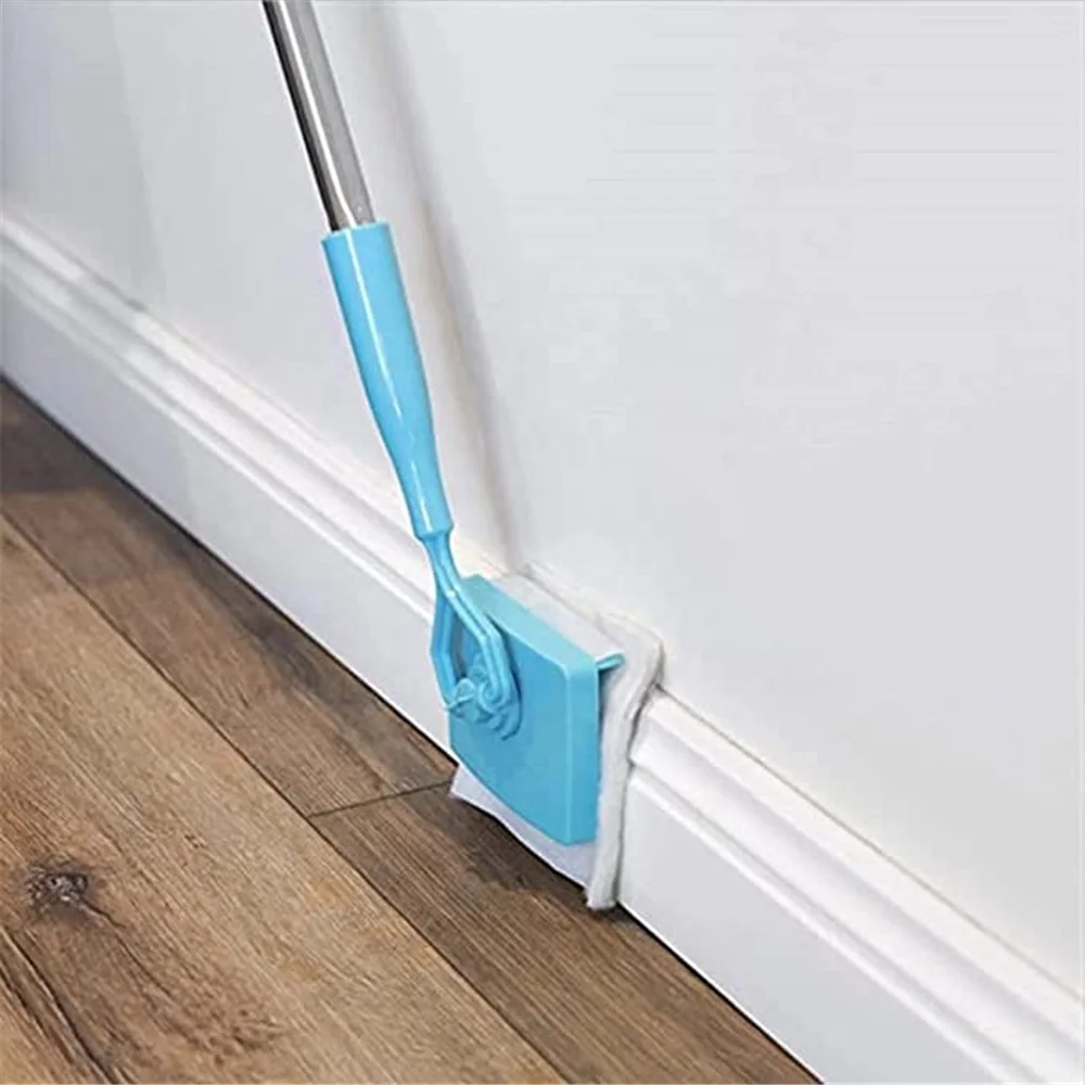 Baseboard Cleaner Tool With Handle Adjustable Baseboard Cleaning Mop