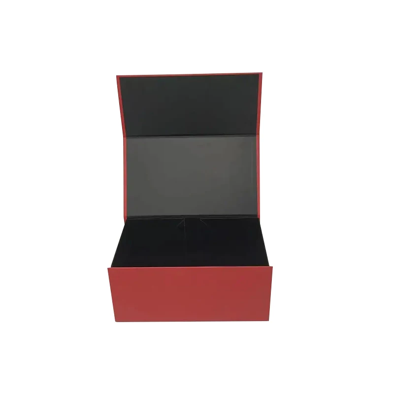 Custom Printing Logo Rigid Cardboard Luxury Flap Open Magnetic Clothing ...