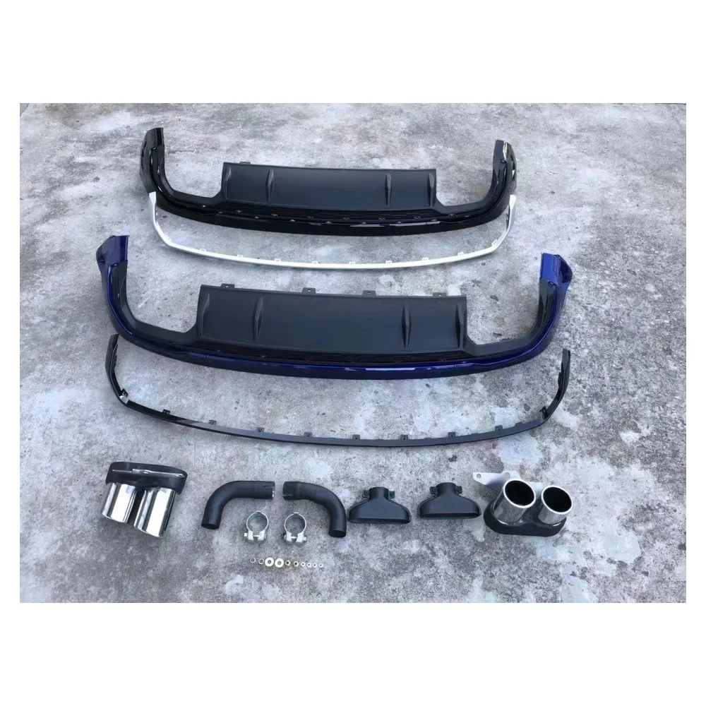 Exterior parts auto performance parts for AUDI Q5 2021-2023 to RSQ5 SQ5 rear diffuser assembly with grille 999086
