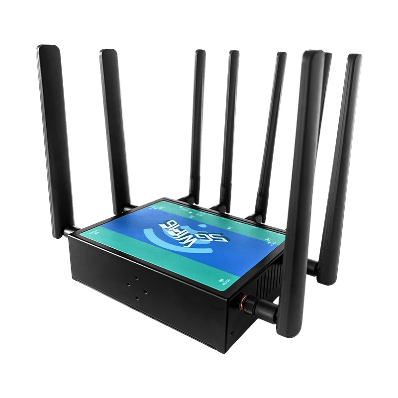 High Speed 11AX 3000Mbps 128MB Flash Openwrt Modem Wifi Sim Router 5G for Bus