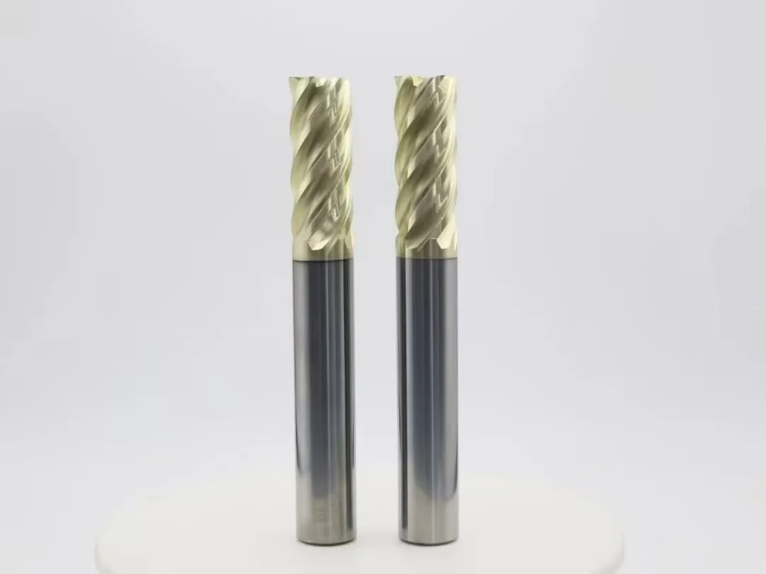 Titanium Alloy Solid End Mills 6mm Twist Milling Cutters Variety Sizes 1.5mm-13mm Drill Bits for Metal Iron Tungsten Carbide
