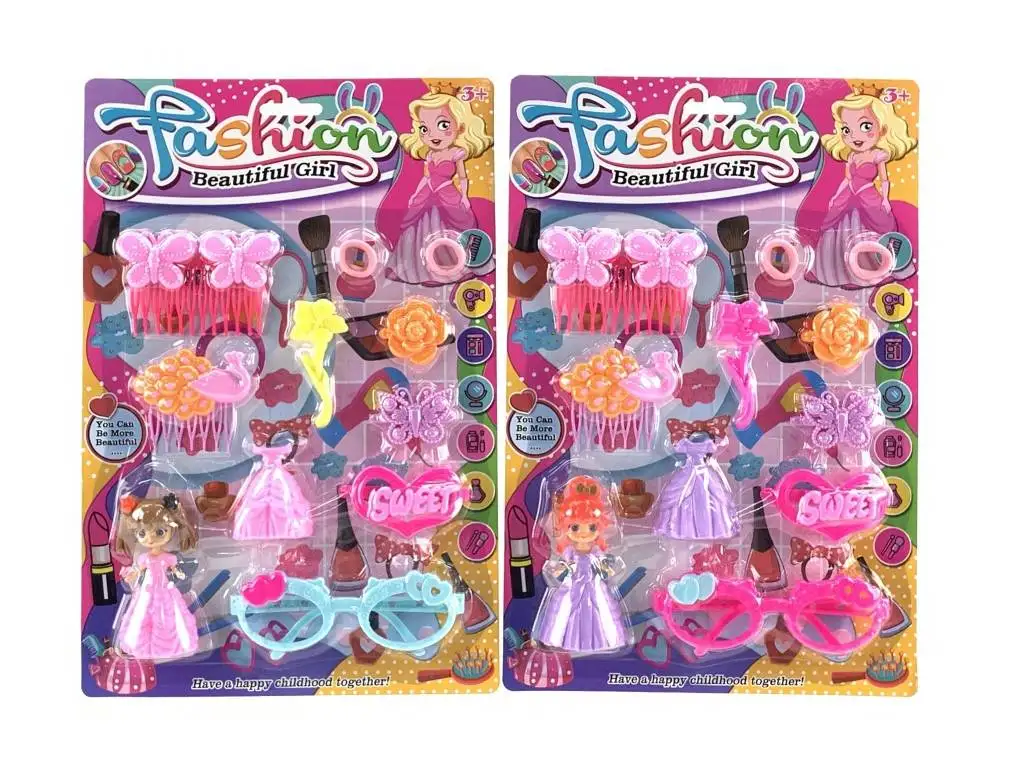 Детские модные игрушки для ролевых игр пластиковые украшения красивый набор девочек