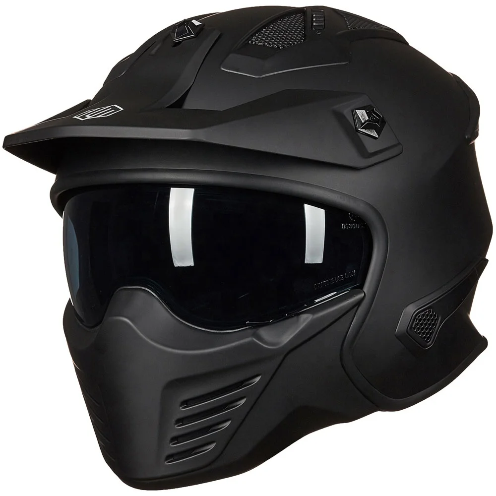 DriRider Skull Bones Open Face Motorcycle Helmet 3XL (XXXL), Matt Black, DOT Style DriRider Skull Bones Open Face Motorcycle Helmet 3XL (XXXL), Matt Black, DOT Style