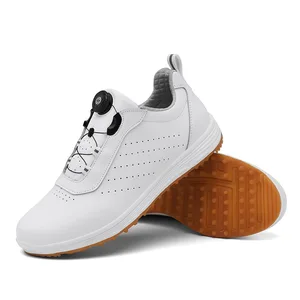 Professional Men's Golf Shoes Large-sized Rotating Buckle Design Sports Training Golf Shoes