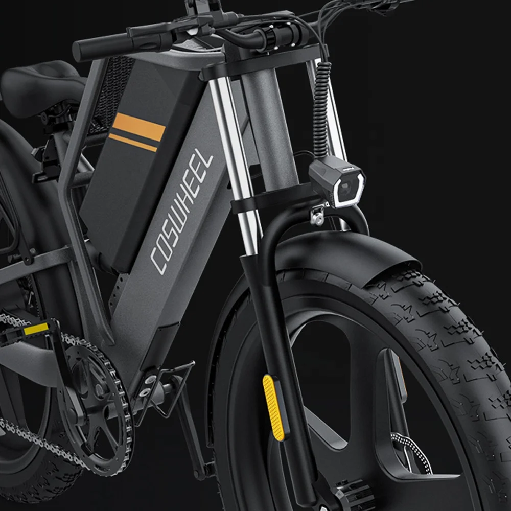 Coswheel T26 Electric Dirt Bike - 26 Inch, 48V, 1500W Motor