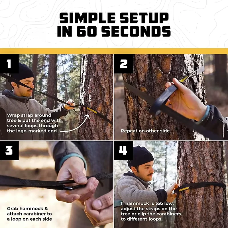 双人吊床野营单人210T摇摆吊床户外吊床降落伞面料