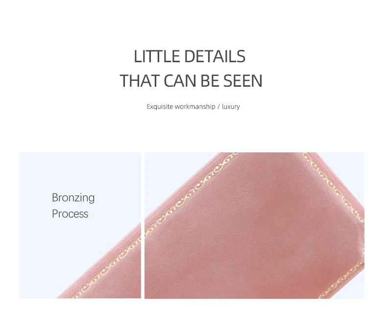 Romi Custom Suede Luxury Velvet Jewellery Box Earring Bracelet Necklace Ring Jewelry