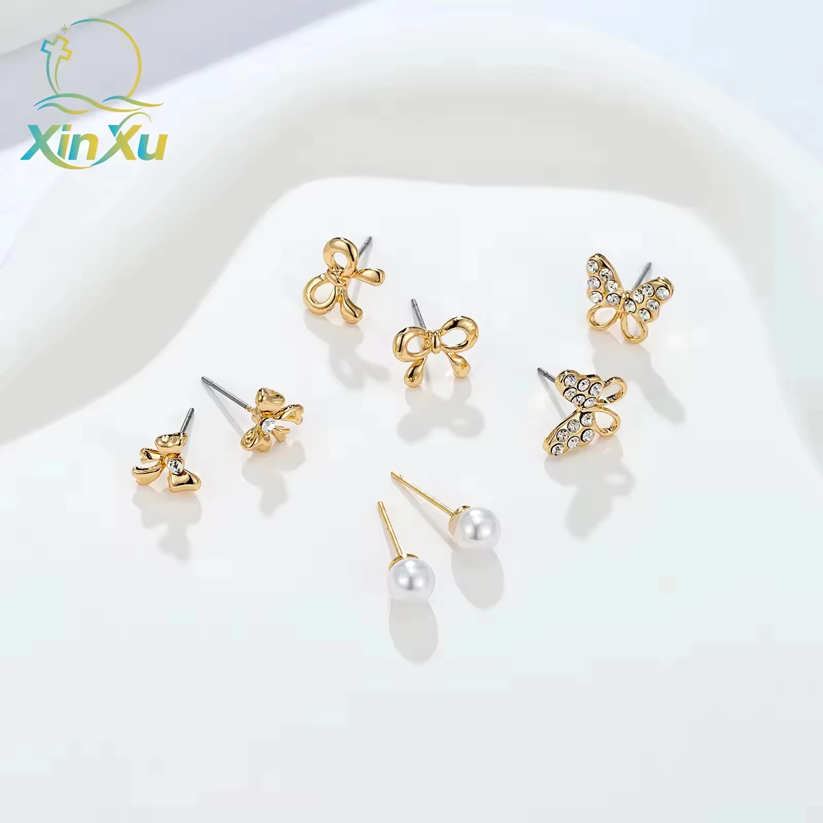 Elegant 14k Gold Butterfly Jewelry Set