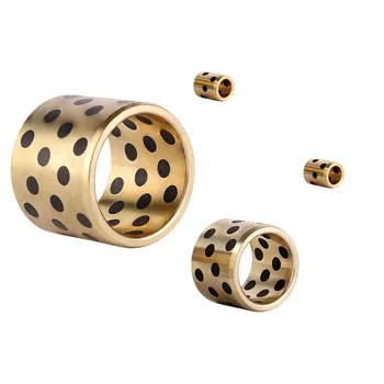 Copper Self-lubricating Flange Bearings with Carbon Reinforcement Agricultural Equipment Bushings