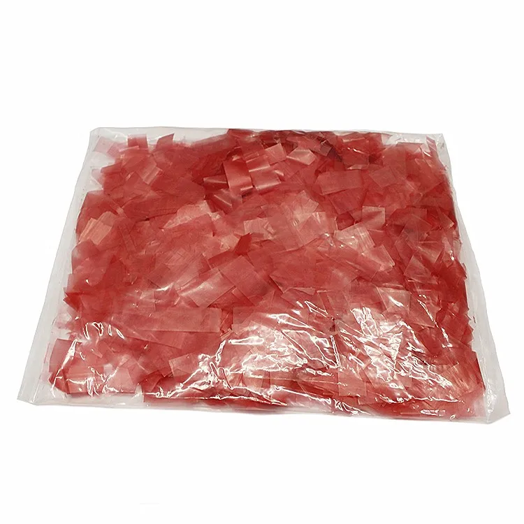Customized Biodegradable Colorful Rice Paper Dissolving Water Soluble Confetti Tissue Paper