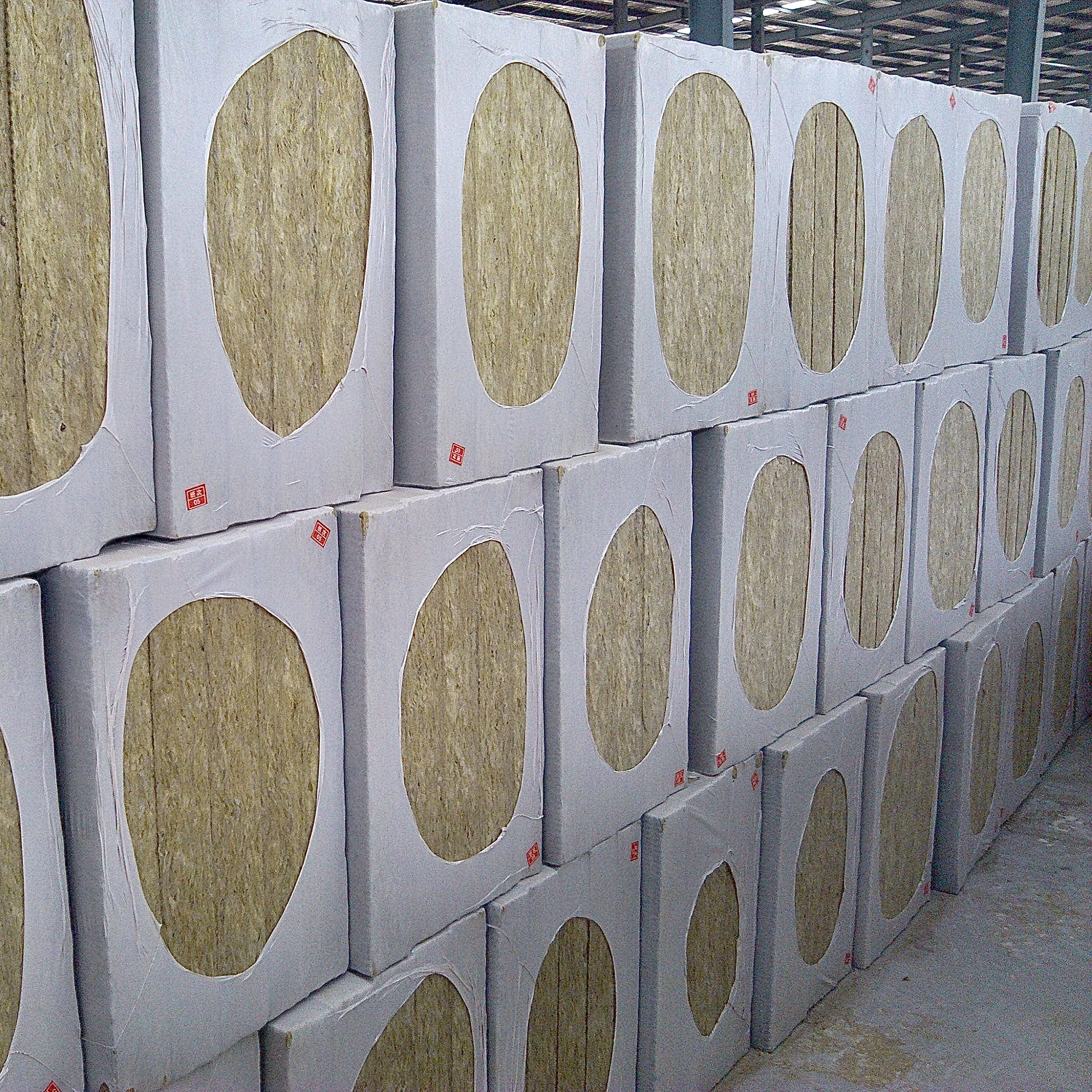 6 Inch Mineral Wool Insulation Rock Wool Board Blanket Production - Buy ...