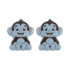 Perle focale singe Bleu Pastel SA119