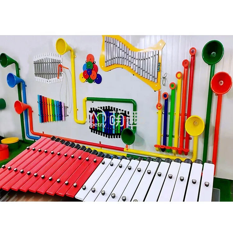 Moetry Kids Percussion Play Outdoor Wall Mount Musical Instrument For