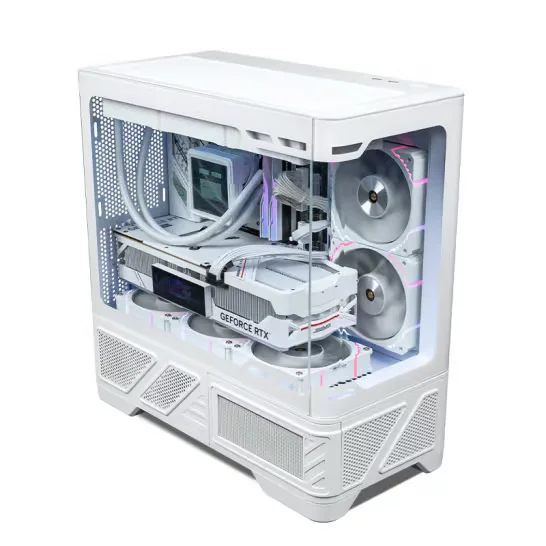 Valkyrie VK03-M Lite MicroATX Game PC Case – Supports 360° Water