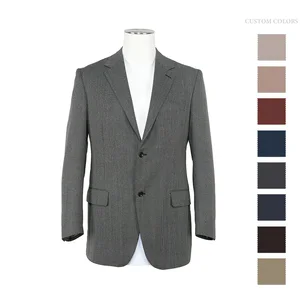 Customized Packaging Multiple Color Options Business Casual Vintage Details Classic blazer Chemise Men's Work Suits