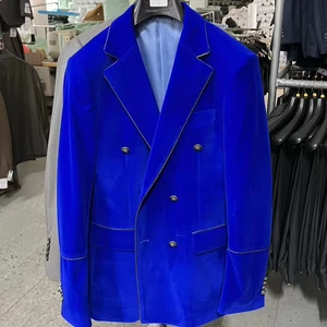 2026 Men's Business Fashion High Quality Gentleman Black 2 Piece Suit Set / Blazers Coat Jacket Pants Classic Trousers Wool/Silk