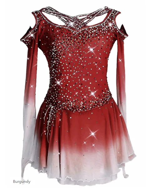 medieval burgundy dress Burgundy Long Turkish Henna Party Dress 44