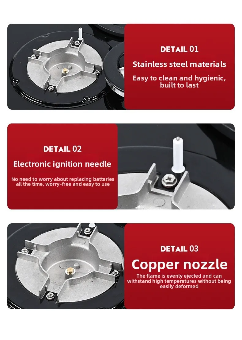 Built-in Four-burner Gas Stove - detail 10
