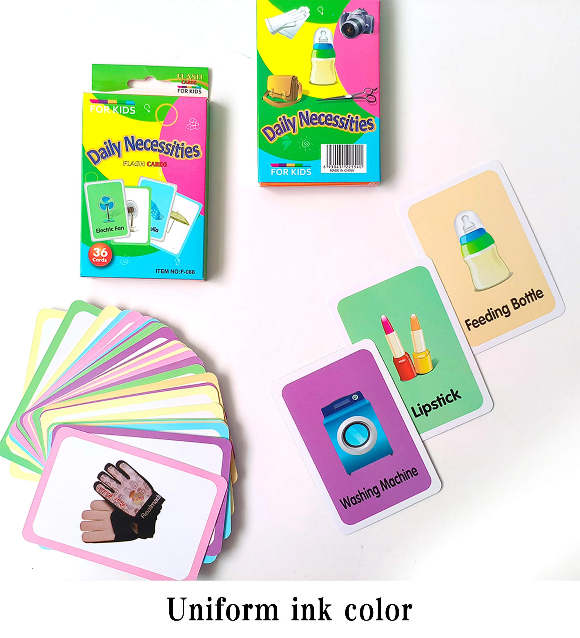 Flash Card Printing Service  Montessori Educational Toys Kids Learning Custom Flash Cards/cognitive Cards Board Games supplier