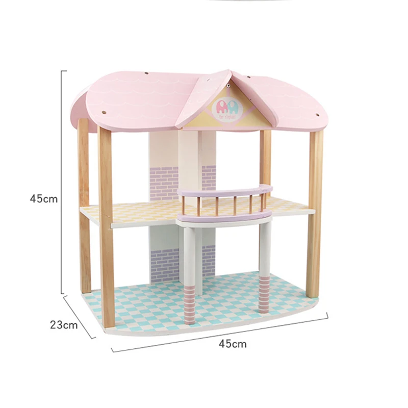 Оптовая продажа модель деревянного кукольного домика 3D для девочек Обучающие игрушки «сделай сам» хобби обучение ролевых